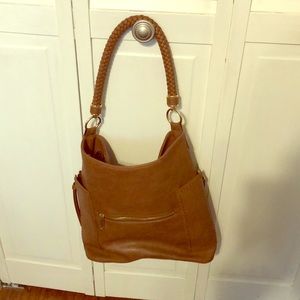 Brown adorable large tote purse